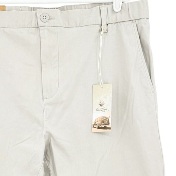 Panama Jack Men's Elastic Waistband Zip 4-Pockets Beige Khaki Pants Size XL NWT - Picture 5 of 13